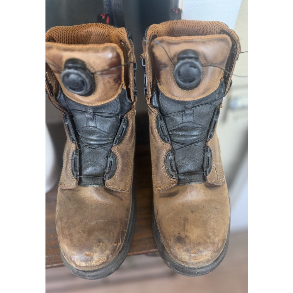 Red Wing 4216 Work Hiking Boots Men’s Size 12 EE Waterproof Brown Saftey Toe